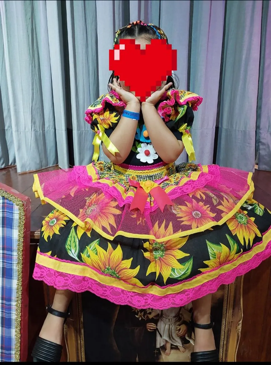 Vestido Junino 4 a 6 anos