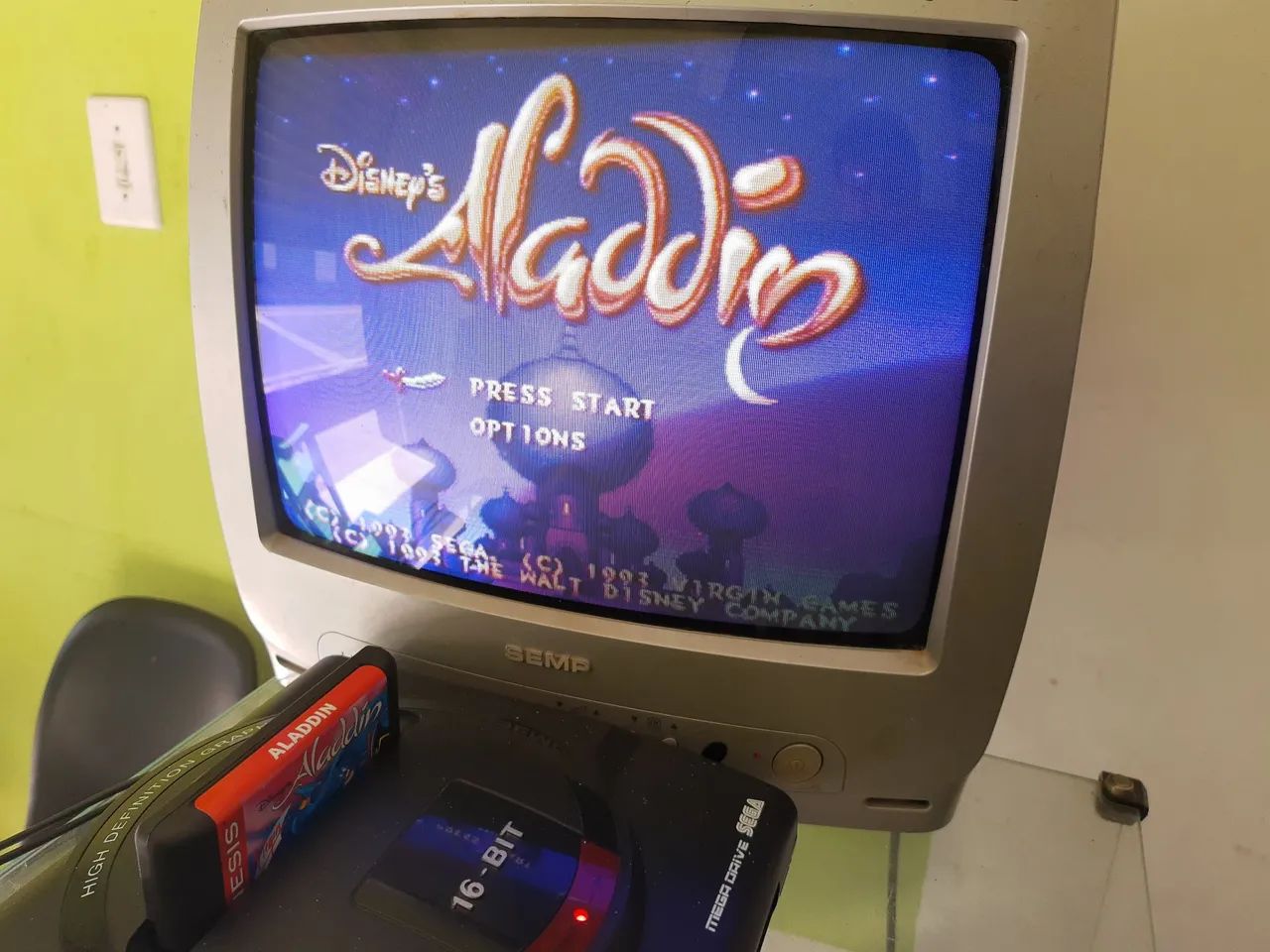 ALADDIN & SUNSET RIDER,sega Genesis Repro novas 38 cada. - Foto 4