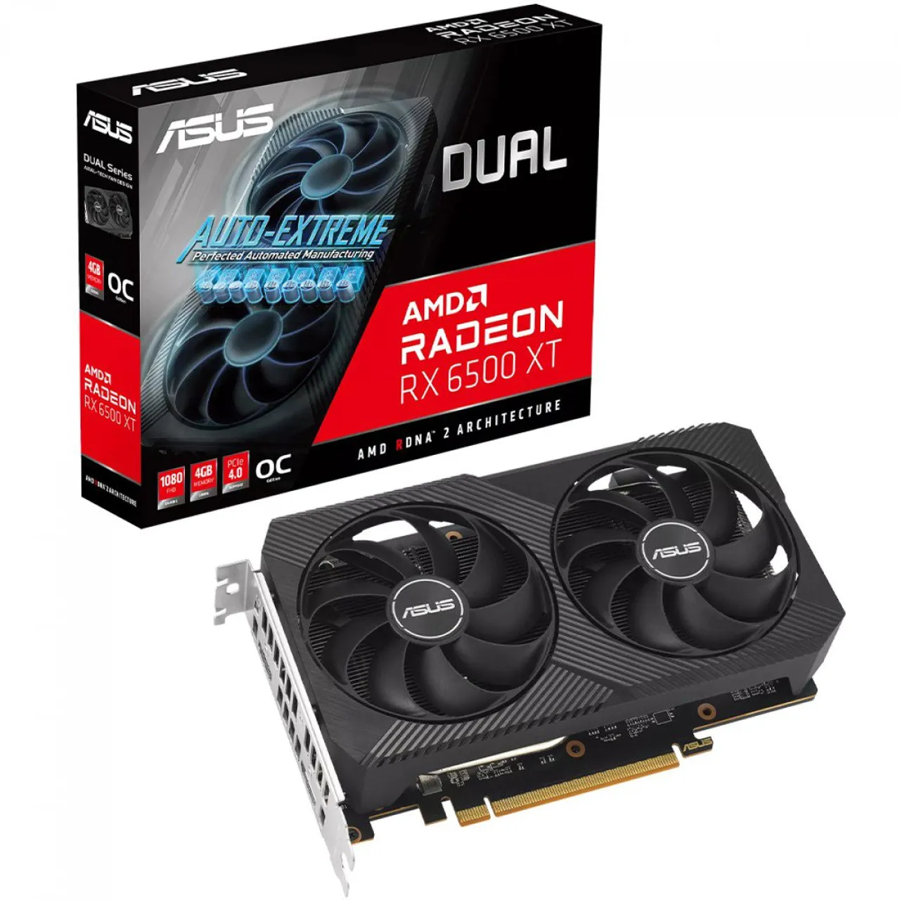 Placa de Vídeo ASUS Radeon RX 6500 XT 4GB