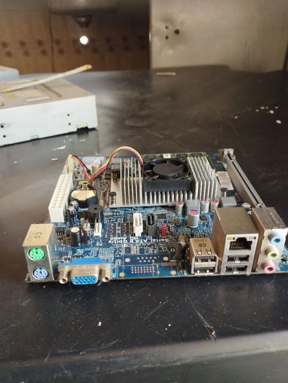 Placa mãe super compacta Intel Celeron cpu847 1.10ghz DD3 ram4gb - Foto 5