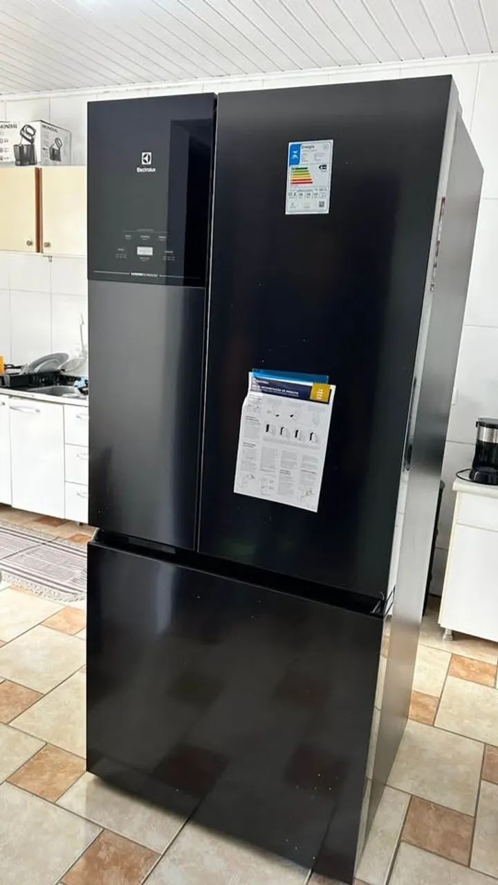 Geladeira Electrolux 590L Multidoor Efficient Com Autosense e Inverter Black Inox Look(IM8 - Foto 5