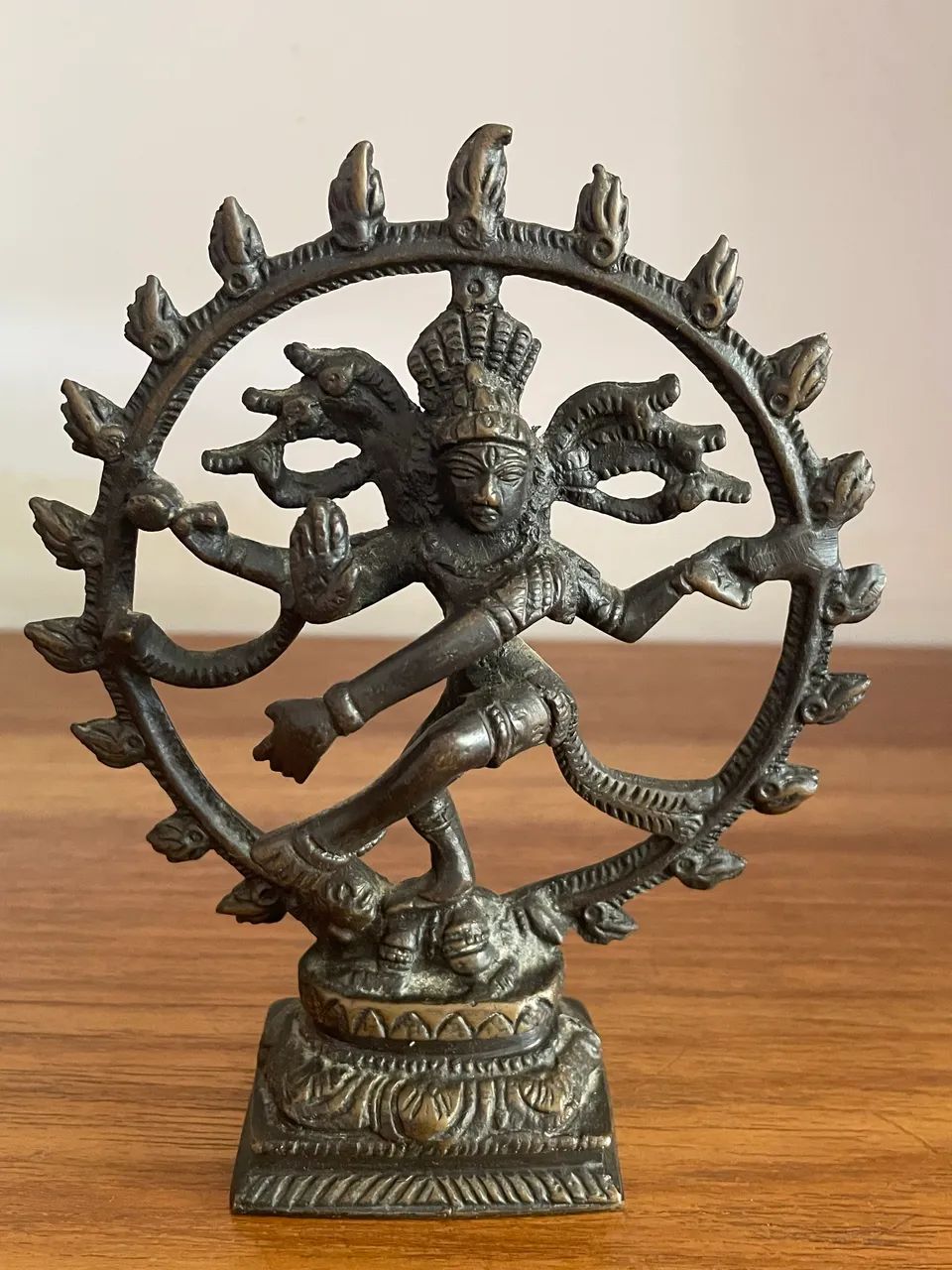 Escultura de Shiva Nataraja em Bronze  - Foto 3