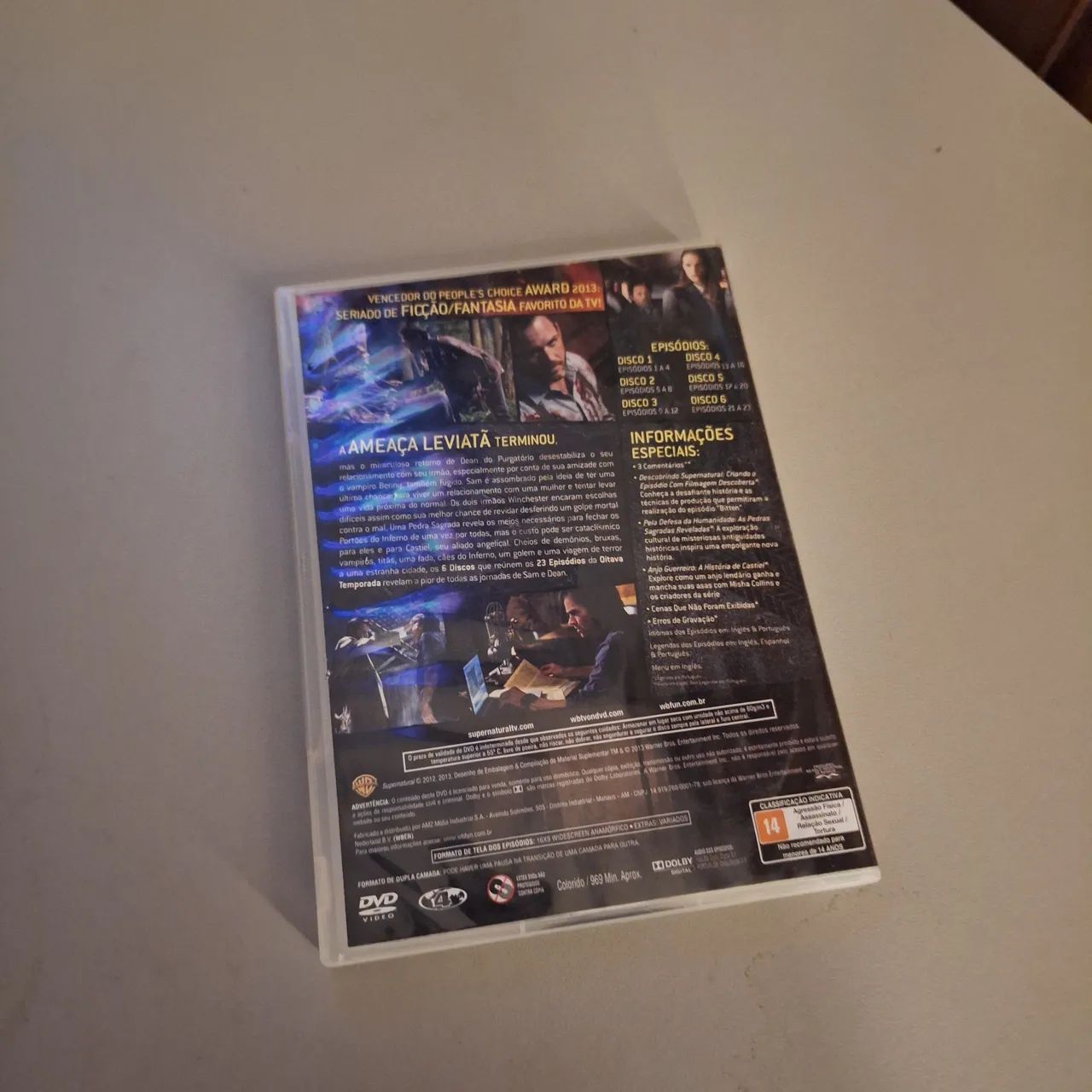 Supernatural - 8° Temporada Completa! 6 DVDs - Foto 2