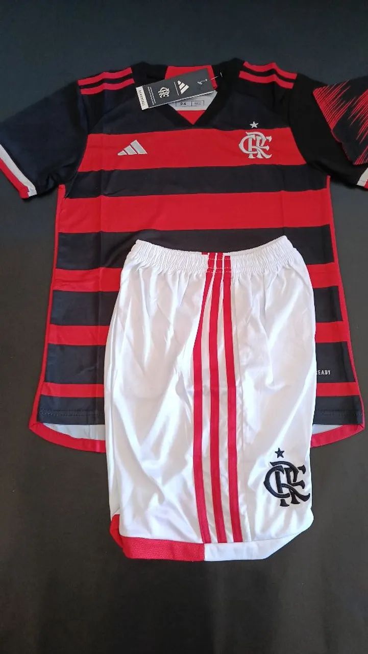 Conjunto infantil do Flamengo lançamento temos da temporada 24/25 e tbm 25/26 - Foto 4