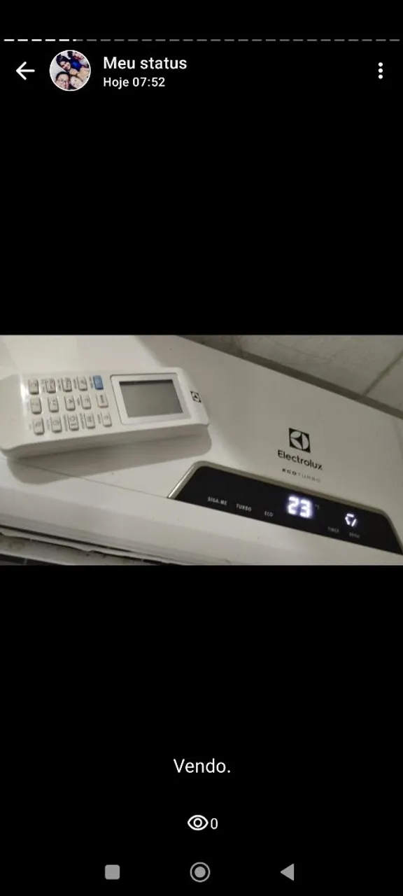 Ar condicionado Electrolux Eco Turbo 9000 BTUs