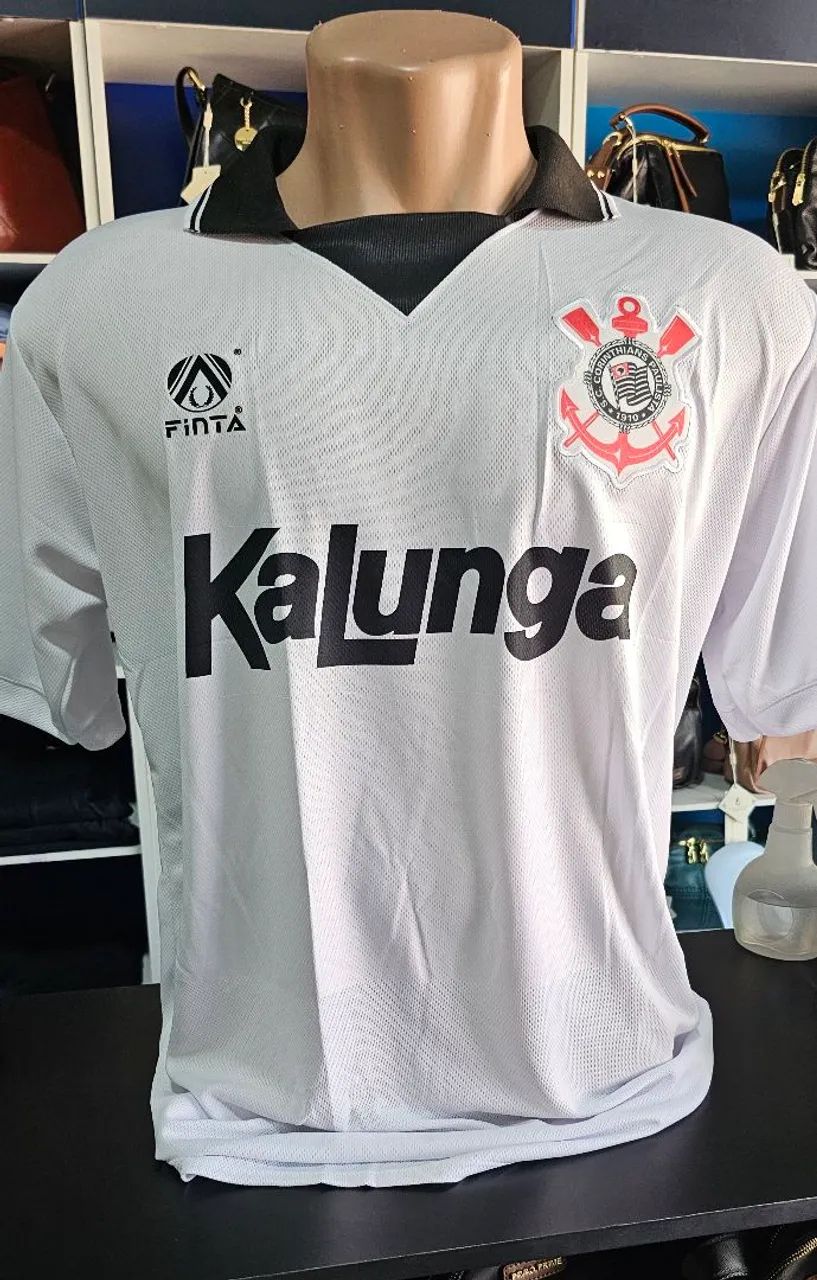 Camisa do Corinthians retro Kalunga  - Foto 5