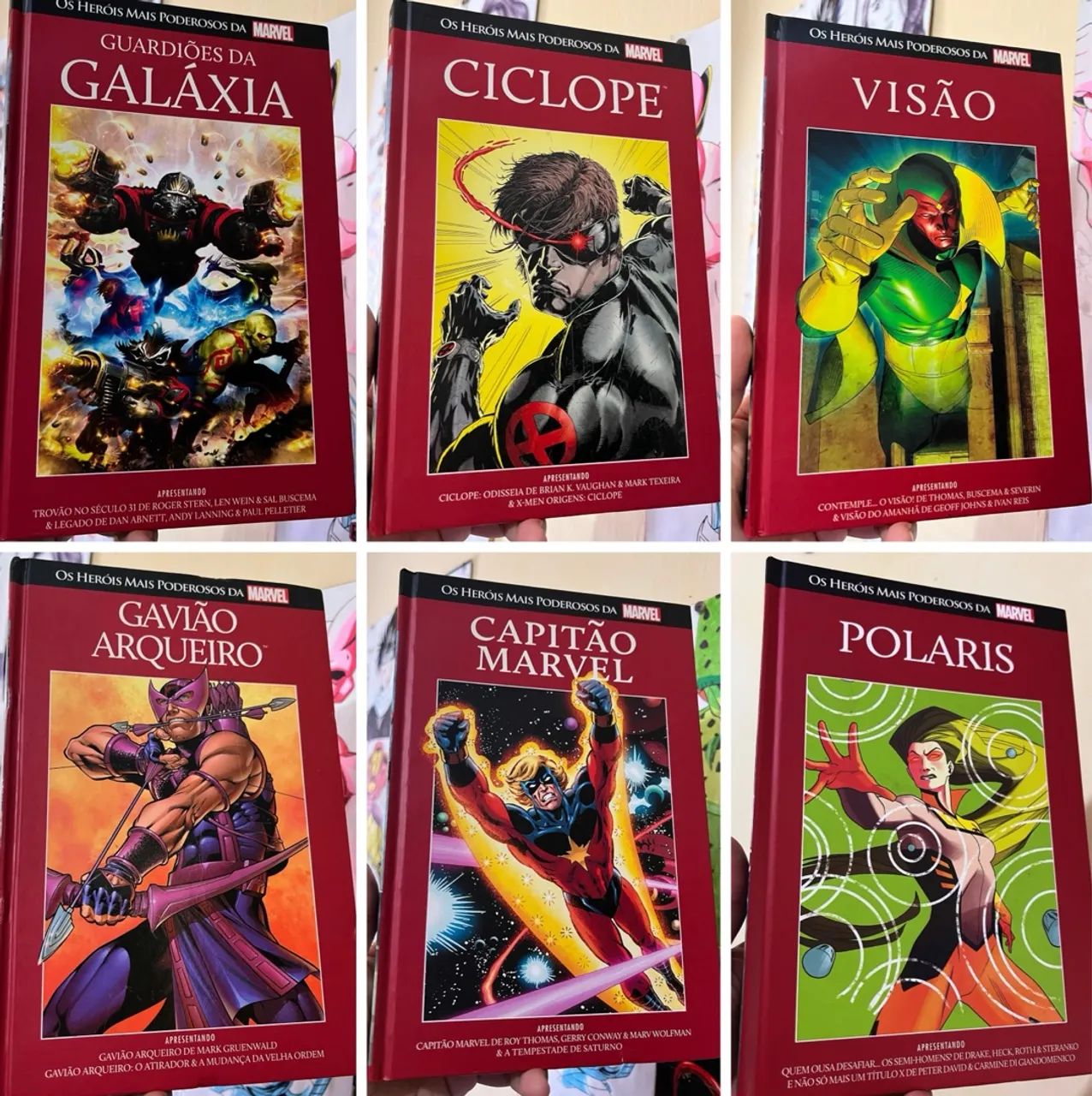 Marvel salvat capa vermelha 40,00 cada os heróis mais poderosos Marvel 