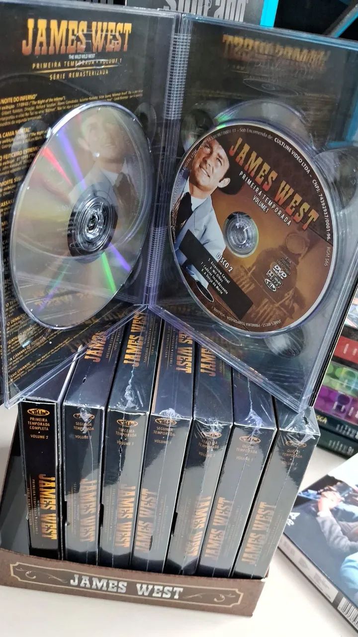 James West - A Coleção Completa Box 32 DVDs Originais - CDs, DVDs