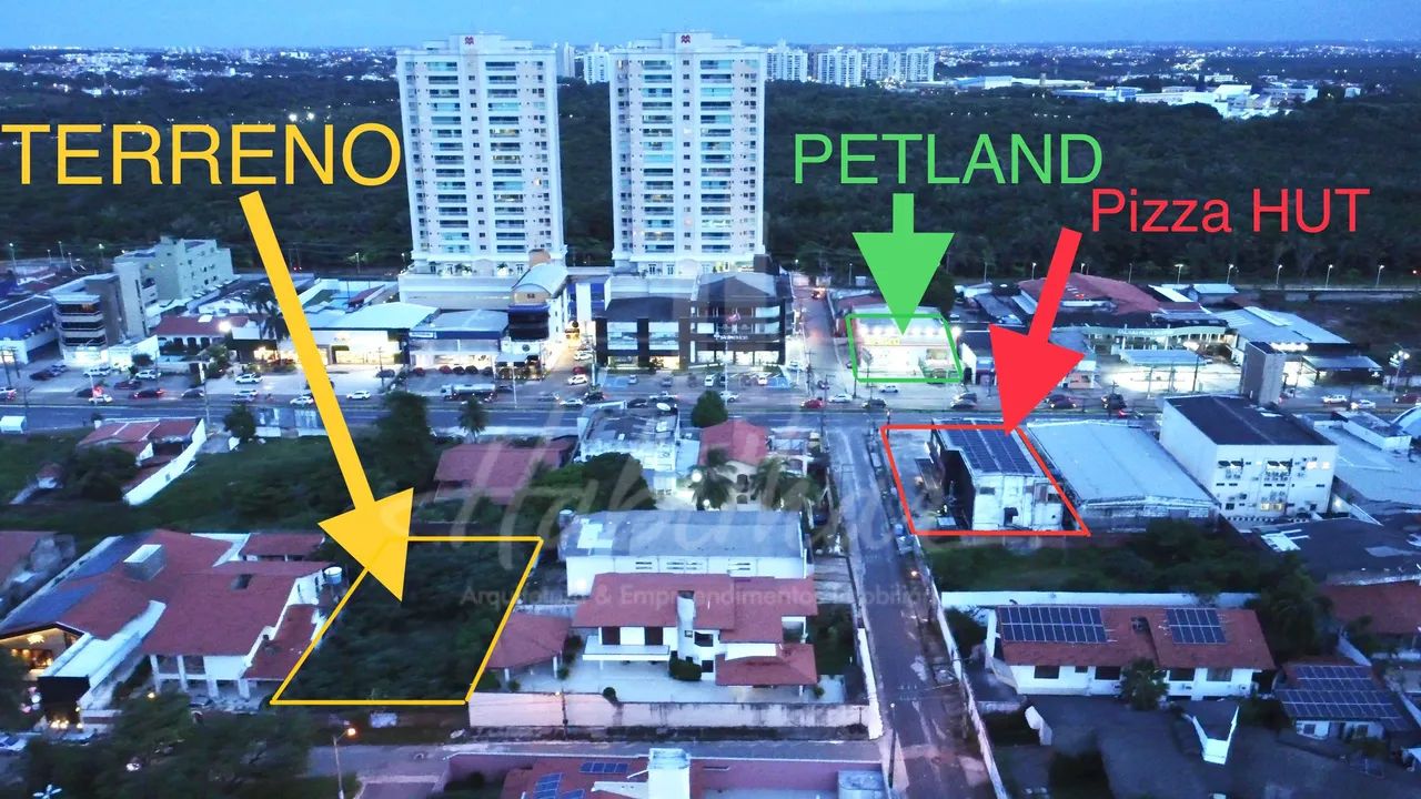 TERRENO COMERCIAL NO CALHAU PROXIMO A PIZZA HUT E PETLAND