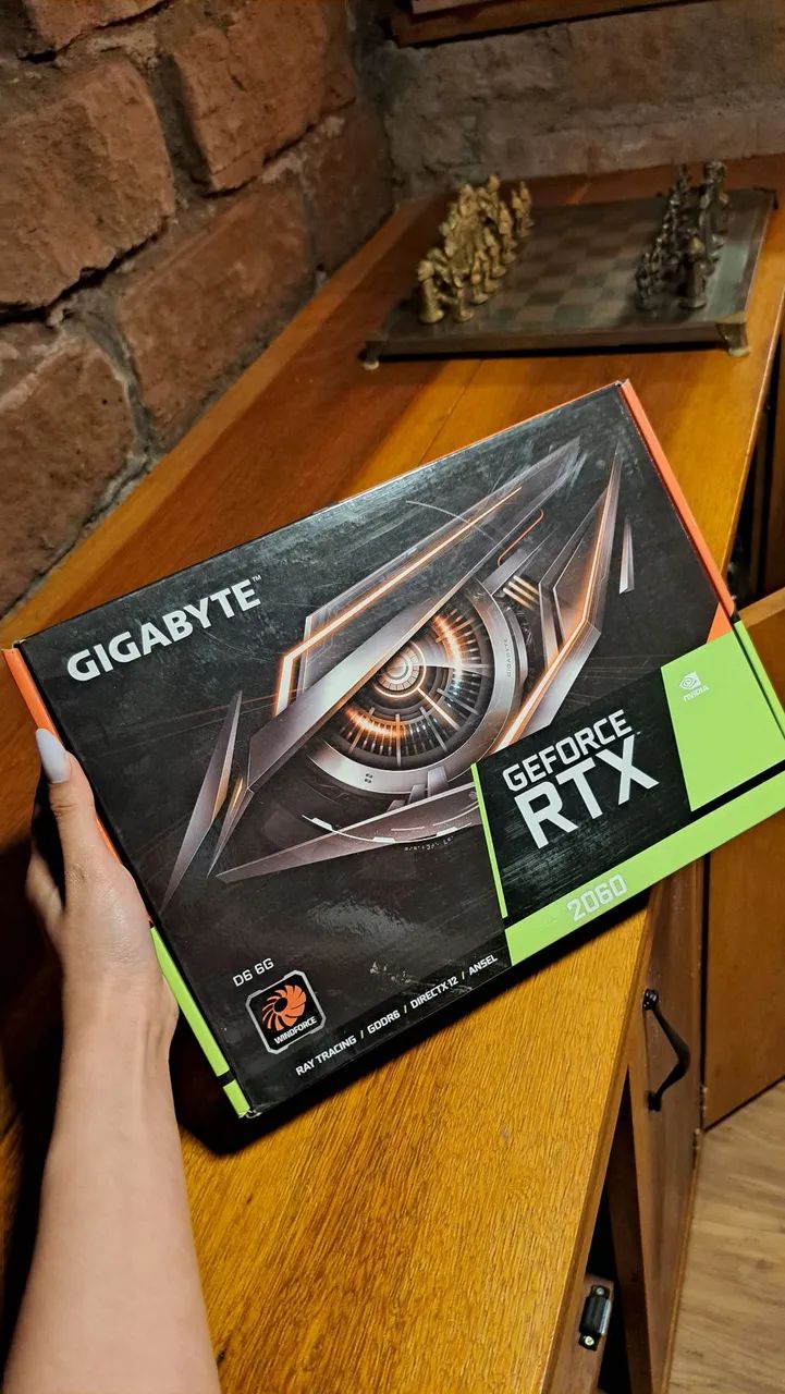 Placas de vídeo  Gigabyte NVIDIA  GeForce  RTX  2060 D6 6G