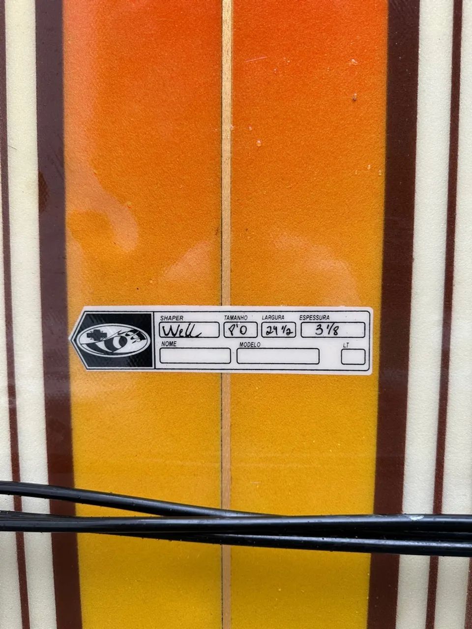 Vendo Prancha Funboard 8.0 Wel da Tribo Surf de Ubatuba. - Foto 4
