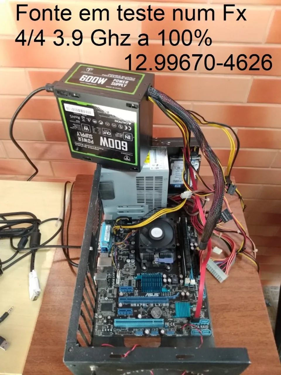 Processador Quad Core Gabinete Cpu Note Ssd testar na hora - Foto 5