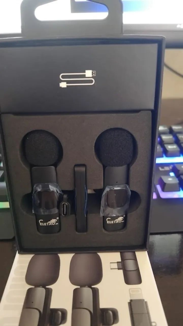 Microfone para Celular de lapela sei fio  - Foto 3