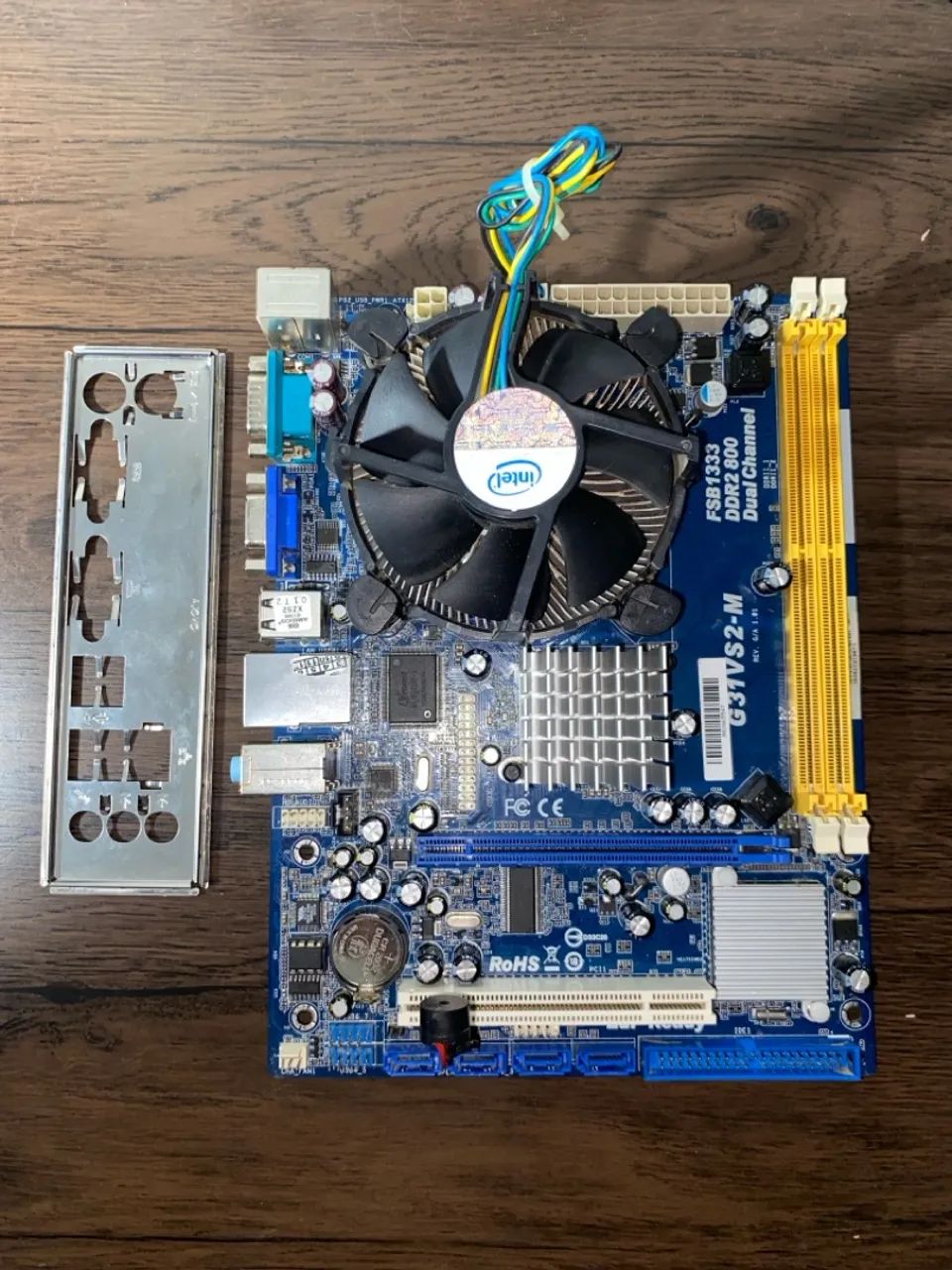 Placa-Mãe ECS G31T-M9 v1.0 + Processador Intel Core 2 Duo 2.93GHz, Socket LGA775 (Recond)) - Foto 2