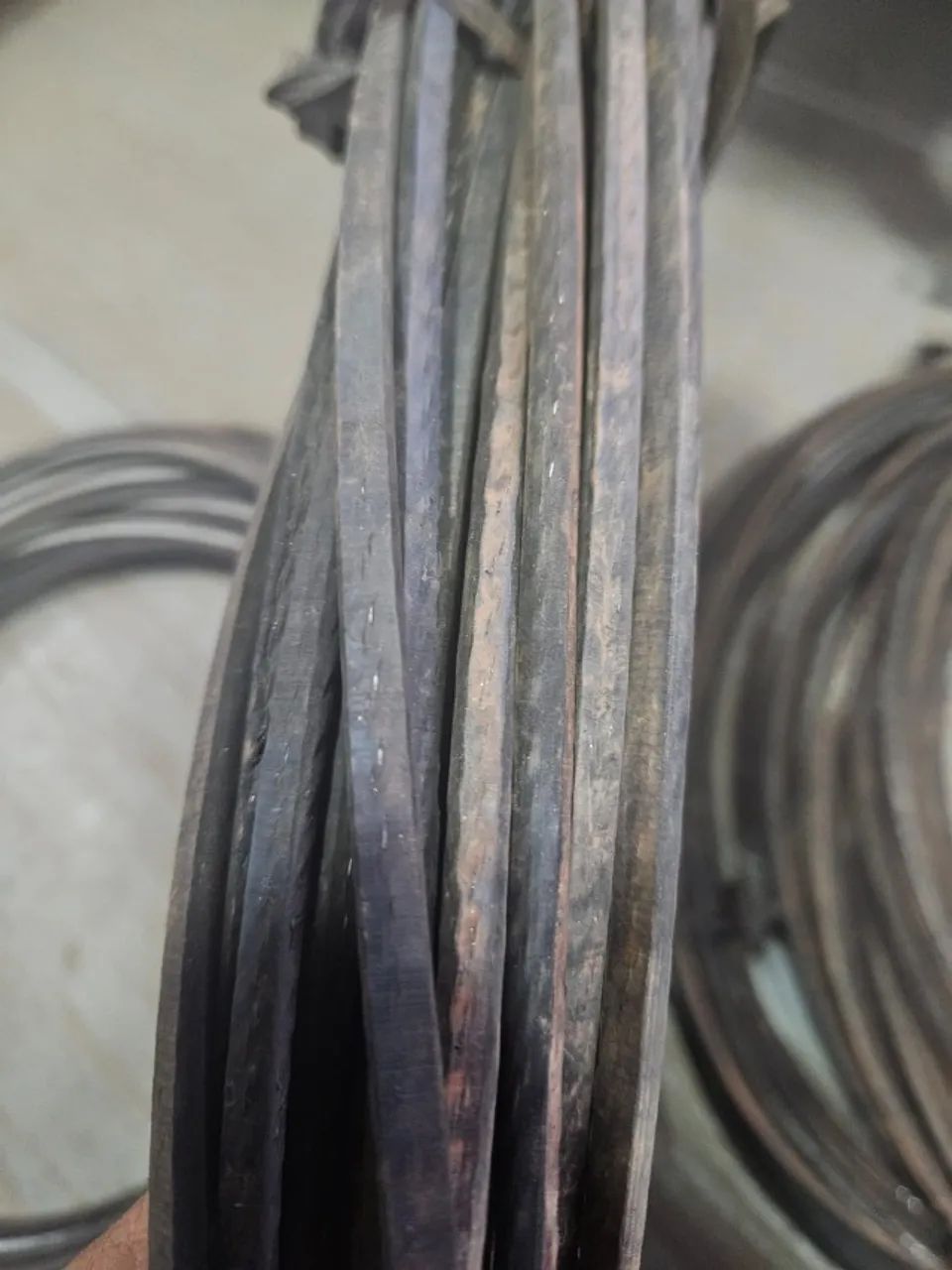 Cabo de aço revestido de borracha para curral e cercas - Foto 3