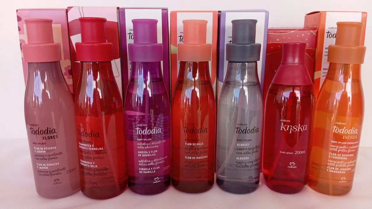 Kit de Perfumes Natura Tododia - 7 unidades
