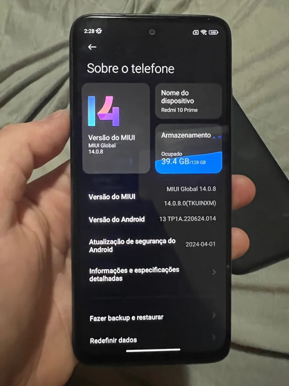 Xiaomi Redmi 10 Prime 128GB - Foto 2