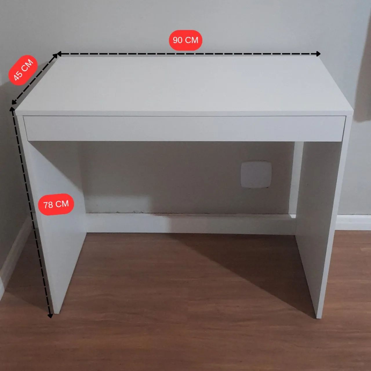 Escrivaninha Com Gaveta 100% MDF *NOVA* - Foto 4