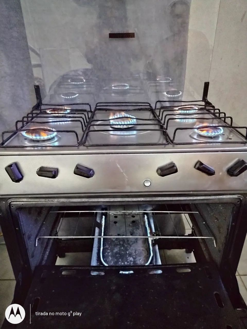 Fogão Frente Inox 5 bocas  - Foto 4