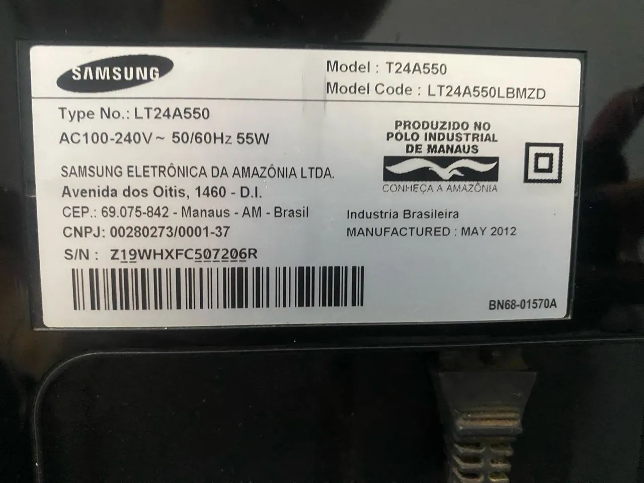 TV LED 1080p com HDMI - Foto 2