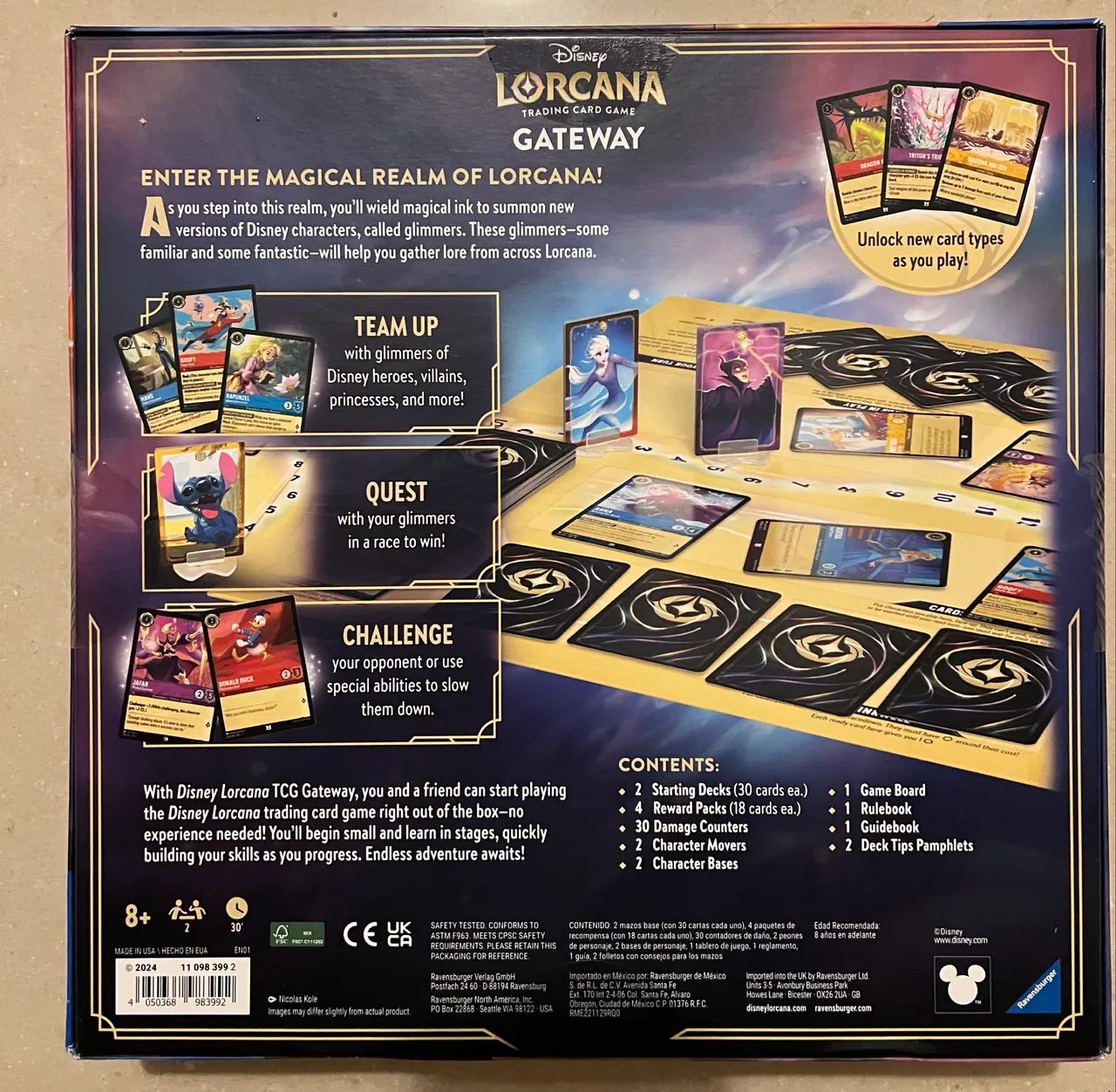 Disney Lorcana Getway novo e original  - Foto 2