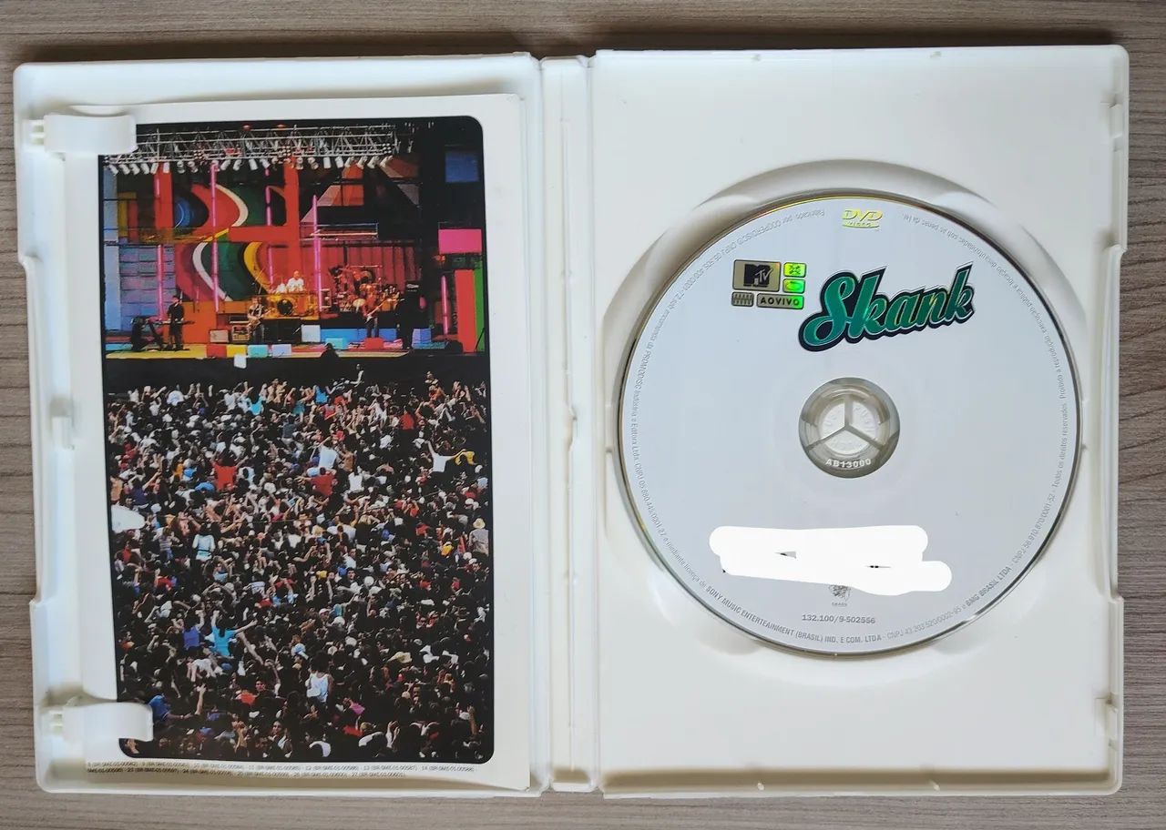 DVD Skank - Ouro Preto - Show Ao Vivo MTV - CDs, DVDs etc