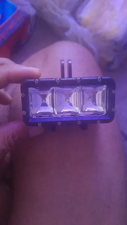 Iluminação LED para Câmera GoPro - 3 Lâmpadas - Novo - Foto 5
