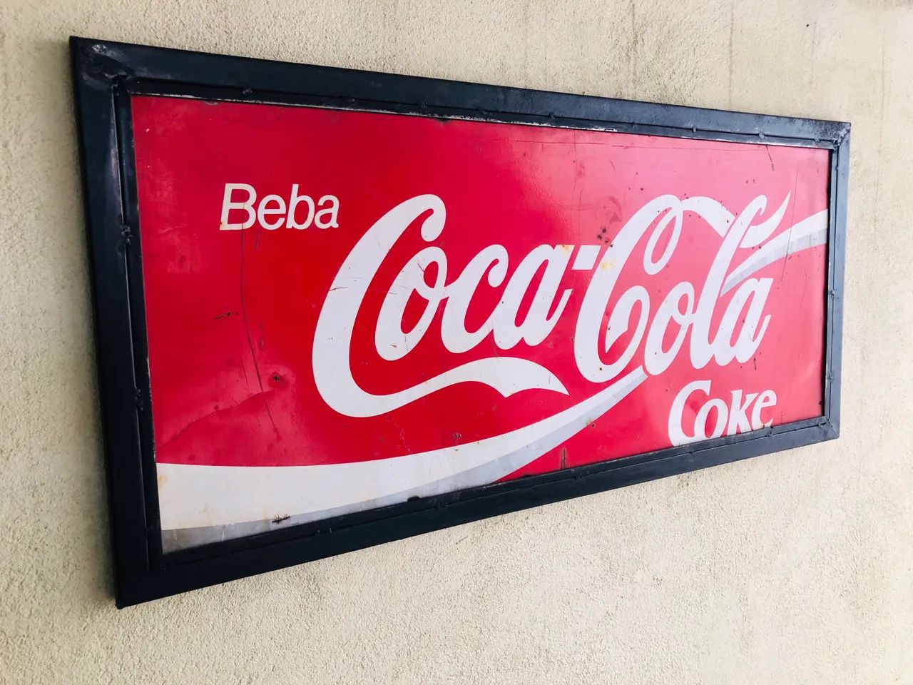 Antiga placa original Coca Cola (combinar entrega)  - Foto 4