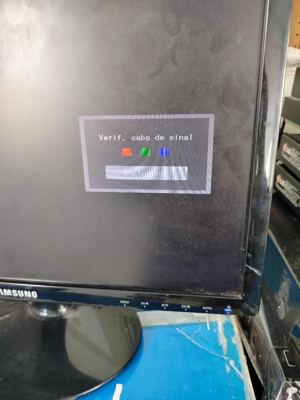 Monitor sansung led funcionando só não tenho a fonte  - Foto 4