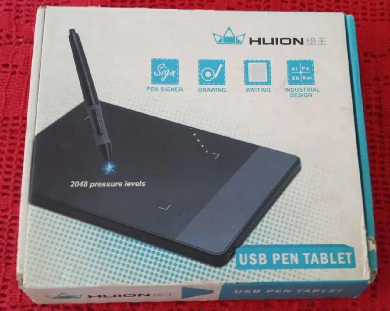 Huion - USB Pen tablet - Ideal para Desenho e Design