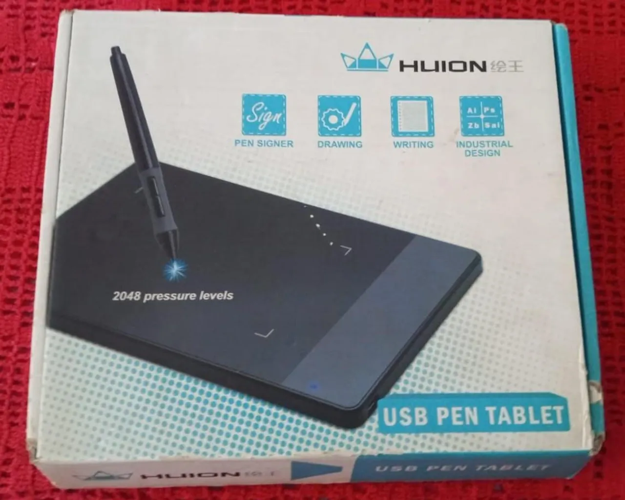 Huion - USB Pen tablet - Ideal para Desenho e Design