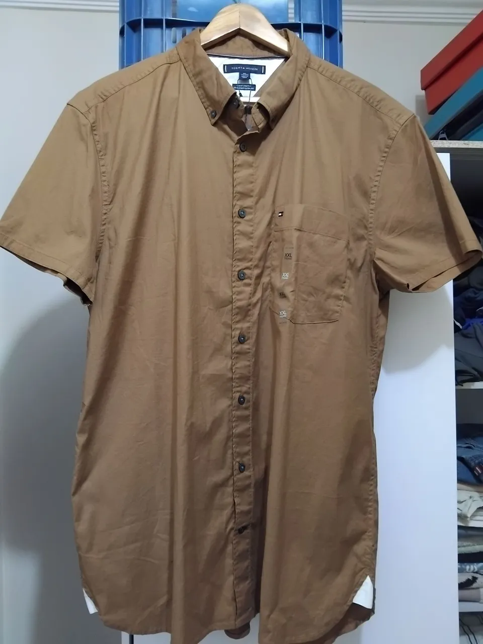 Camisa Tommy Hilfiger Marrom ORIGINAL