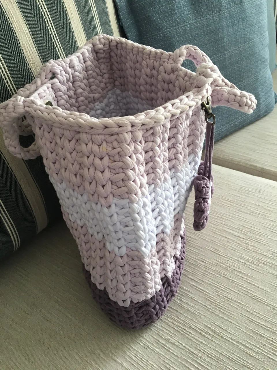 Bolsa artesanal feita a mão  - Foto 4