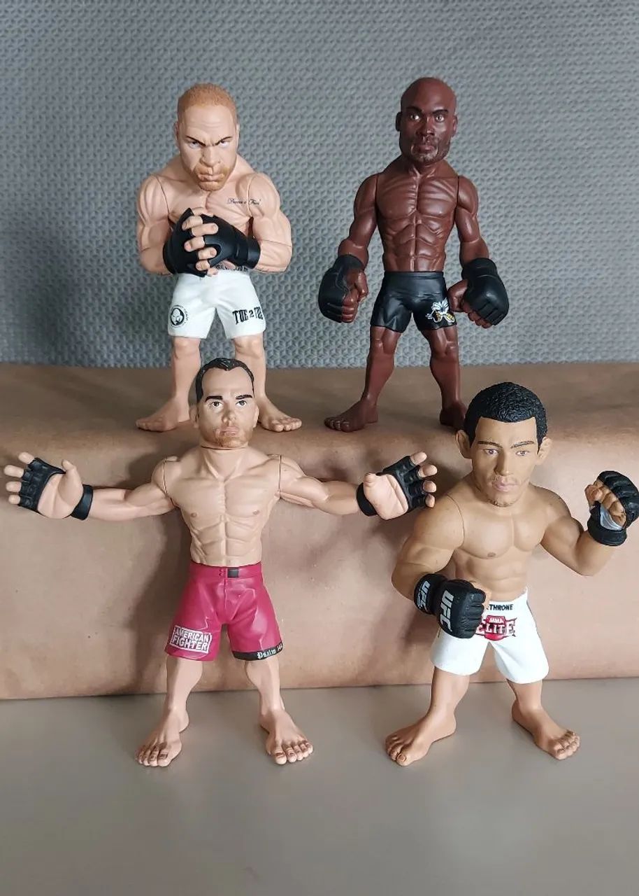 COLEÇÃO UFC ROUND 5 MMA (23 Lutadores) - Foto 4