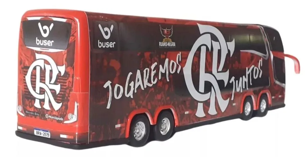 Miniatura de ônibus Flamengo - Decoração