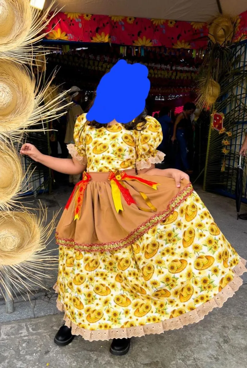 Vestido São Joao Infantil