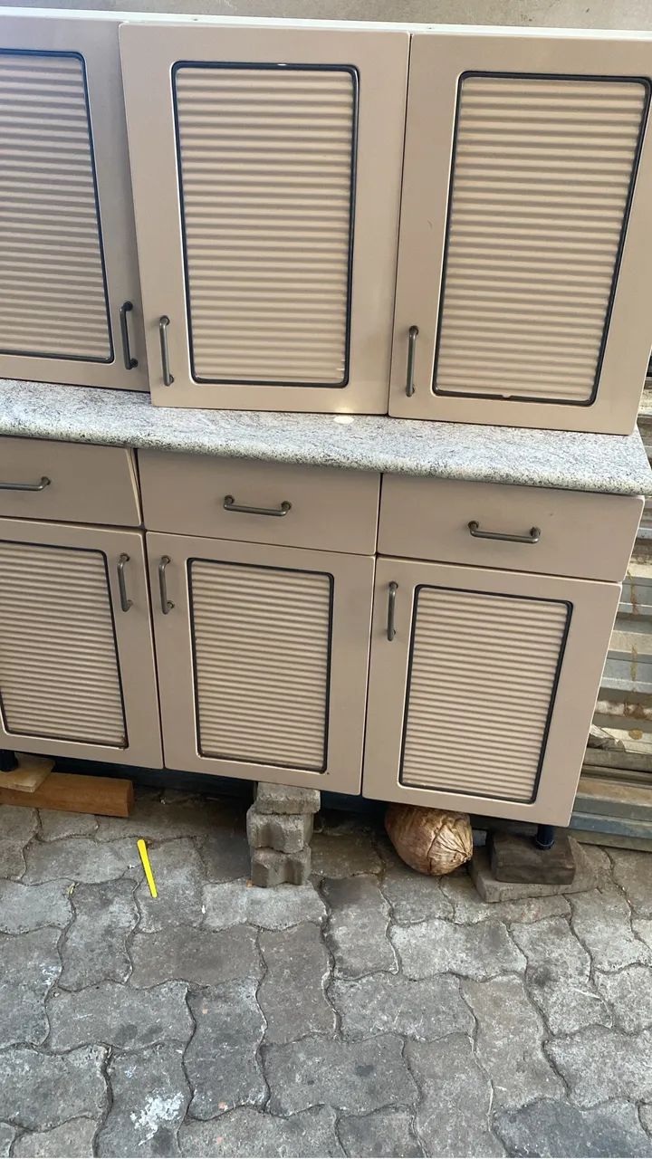 14-Door Steel Cabinet Set in Excellent Condition