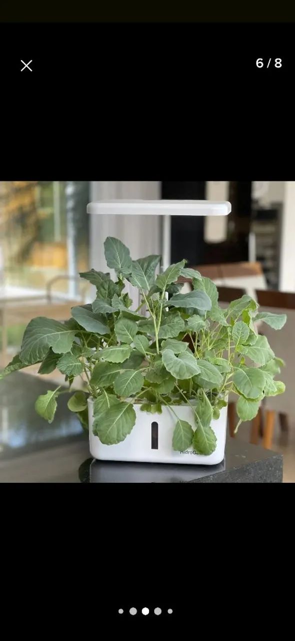 Kit orta inteligente + sementes com alto irrigação e iluminação led  - Foto 5