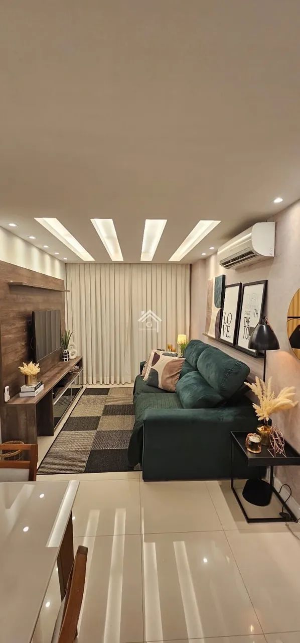 Apartamento de 3 quartos finamente decorado no Condomínio Maui