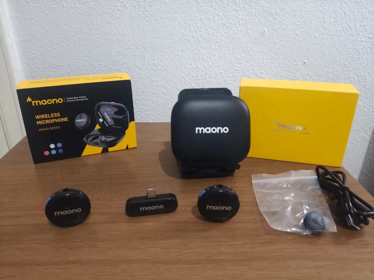 Microfone Sem Fio Maono WM620 - USADO - Foto 2