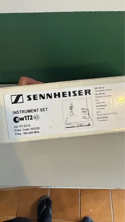 Kit de Instrumento Sem Fio Sennheiser G3  - Foto 4