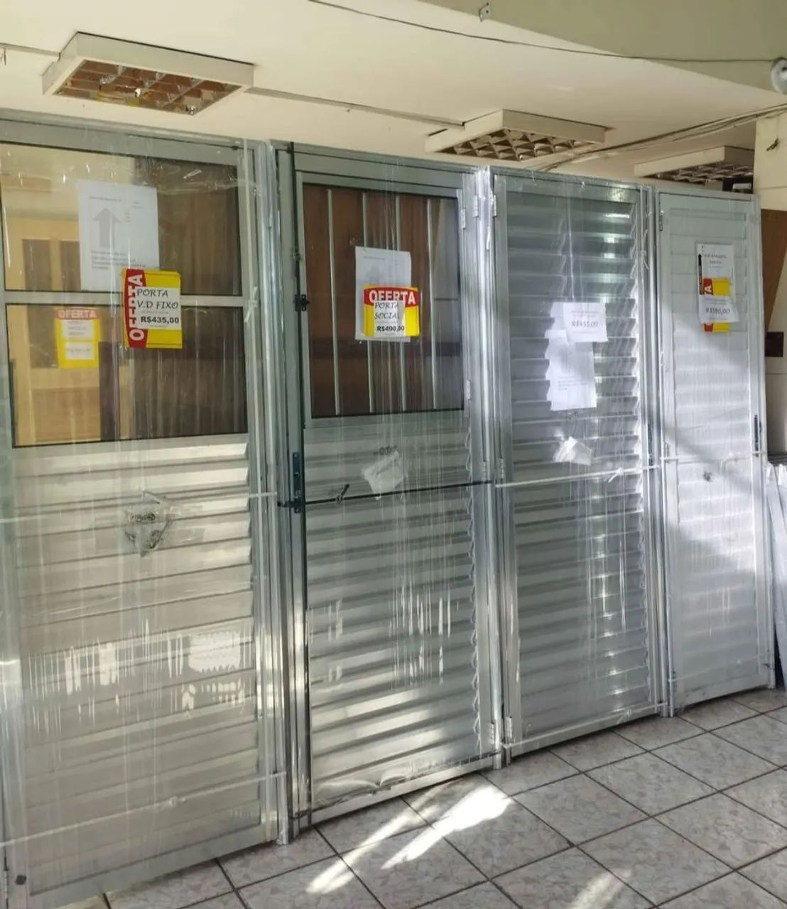 Portas de Alumínio em Promoção * - Foto 2