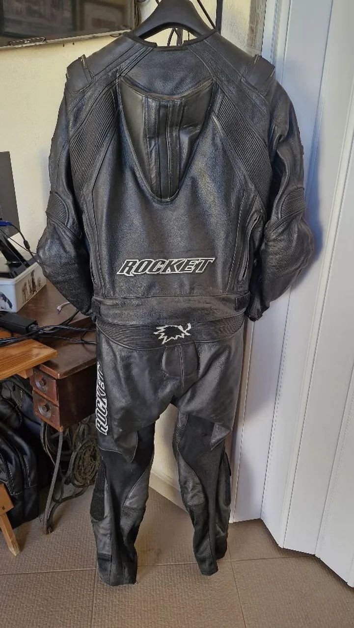 Macacão de Motociclista Couro Joe Rocket 46 - Foto 2