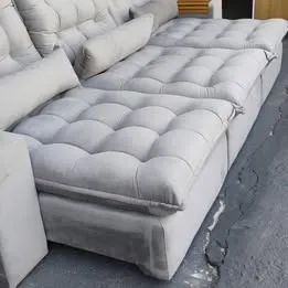 Sofá Retrátil Madri 7 Lugares Novo - Foto 2