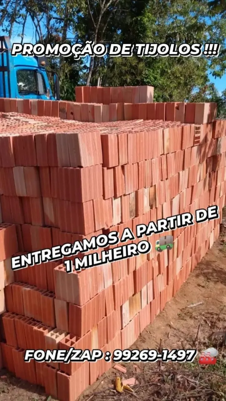 Promoção !!! TIJOLOS , AREIA E SEIXO