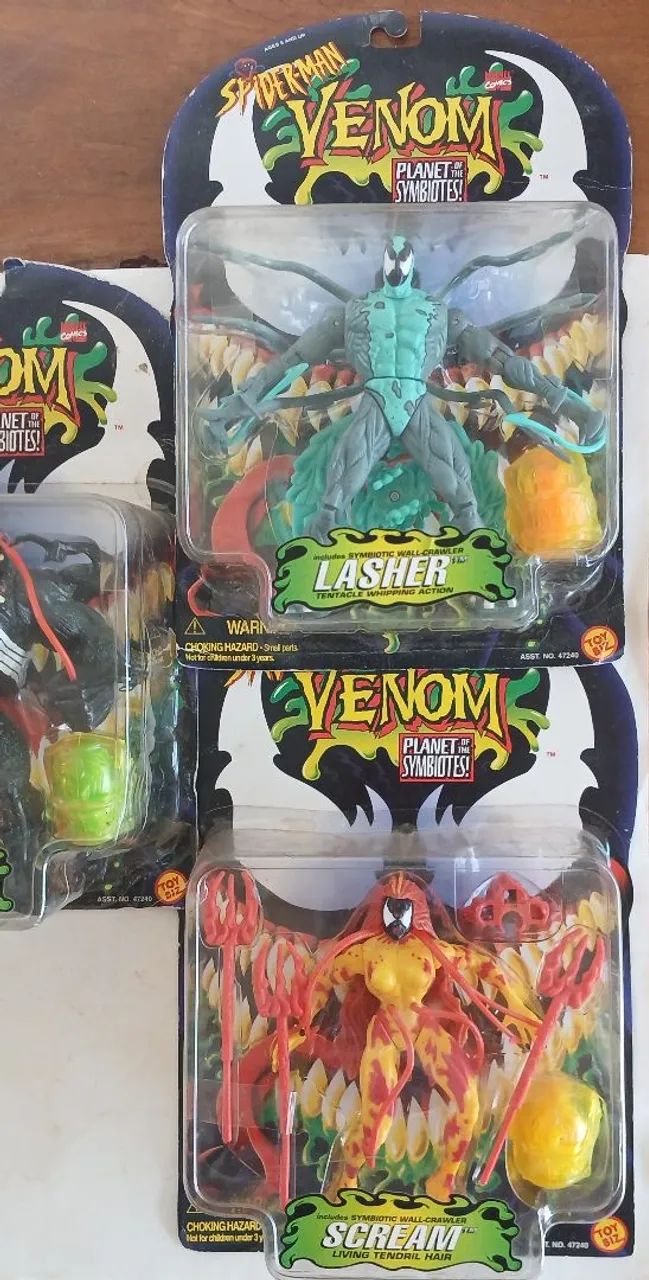 Venom spiderman planeta simbiontes toybiz - Foto 2