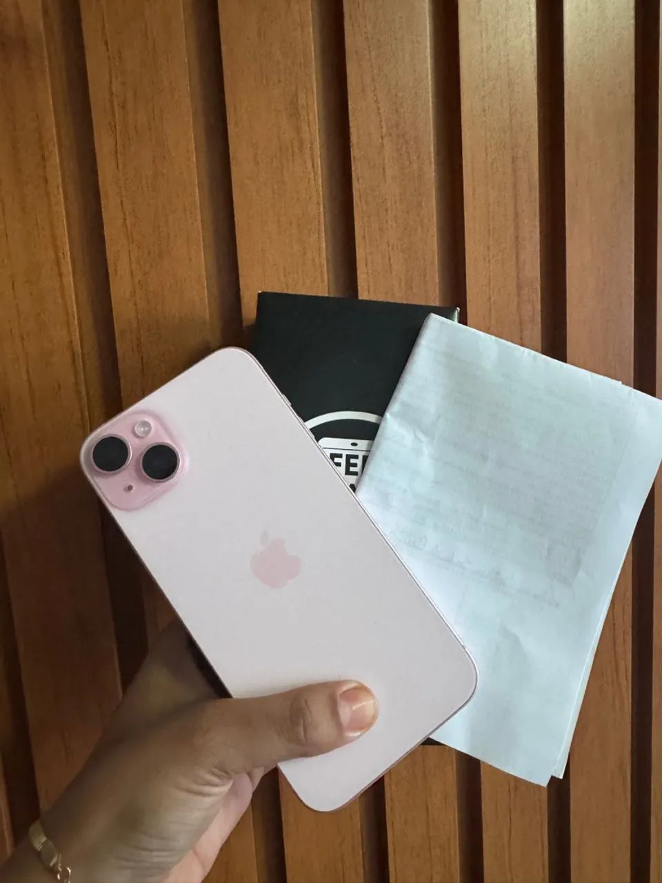 iPhone 15 Plus Titânio Rosa  - Foto 3