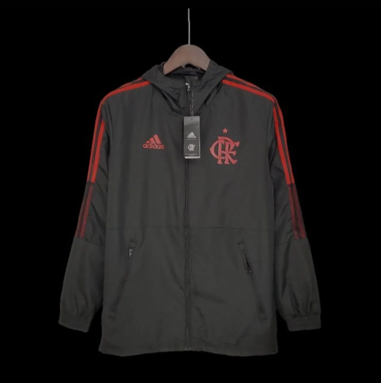 Corta vento do Flamengo preta
