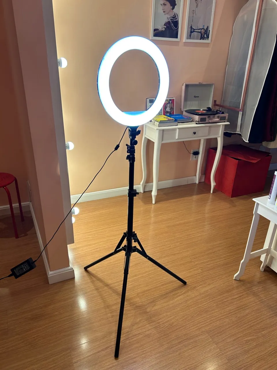 Ring Light Profissional com Tripé - Iluminação Perfeita
