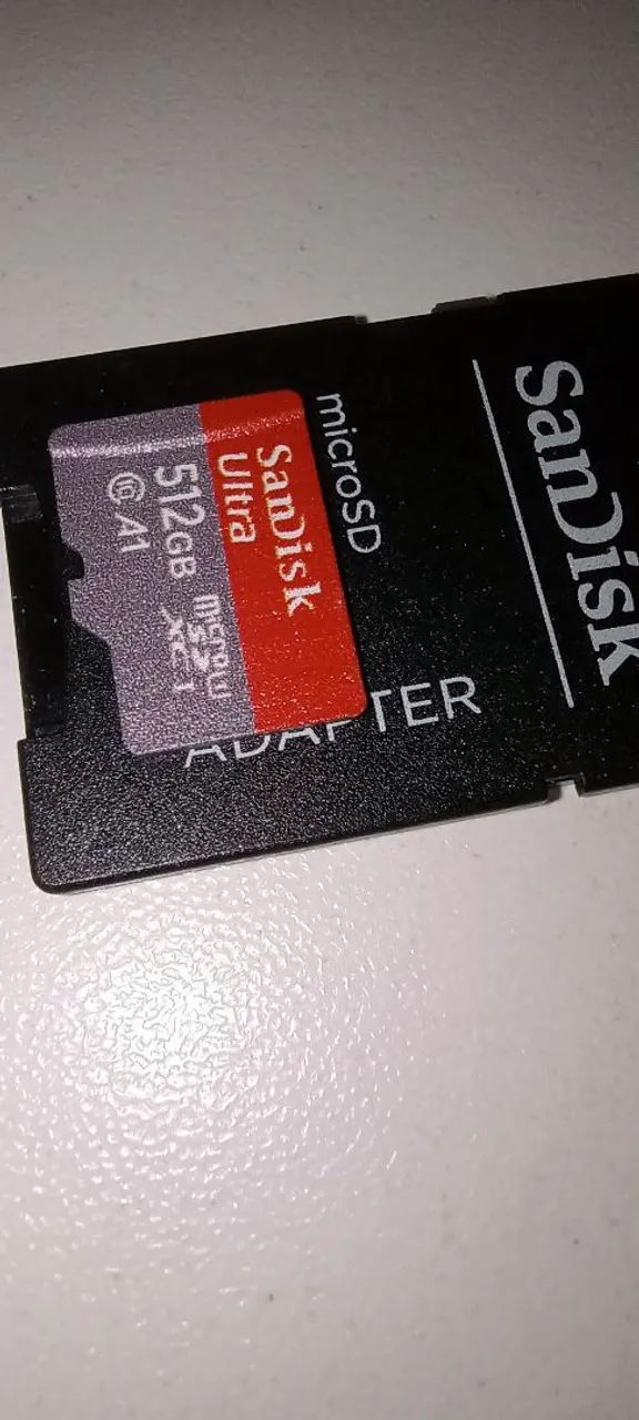 Cartão micro SD SanDisk 512GB 10 A1